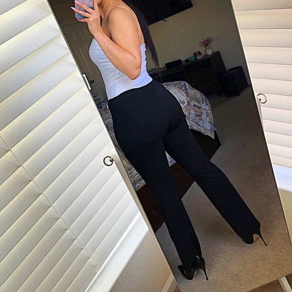 Soho black office pants size M - Picture 3 of 8